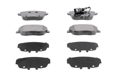 Vaico Bremsbeläge Vorderachse inklusive Warnkontakt [Hersteller-Nr. V10-8180] für Seat, Skoda, VW von VAICO