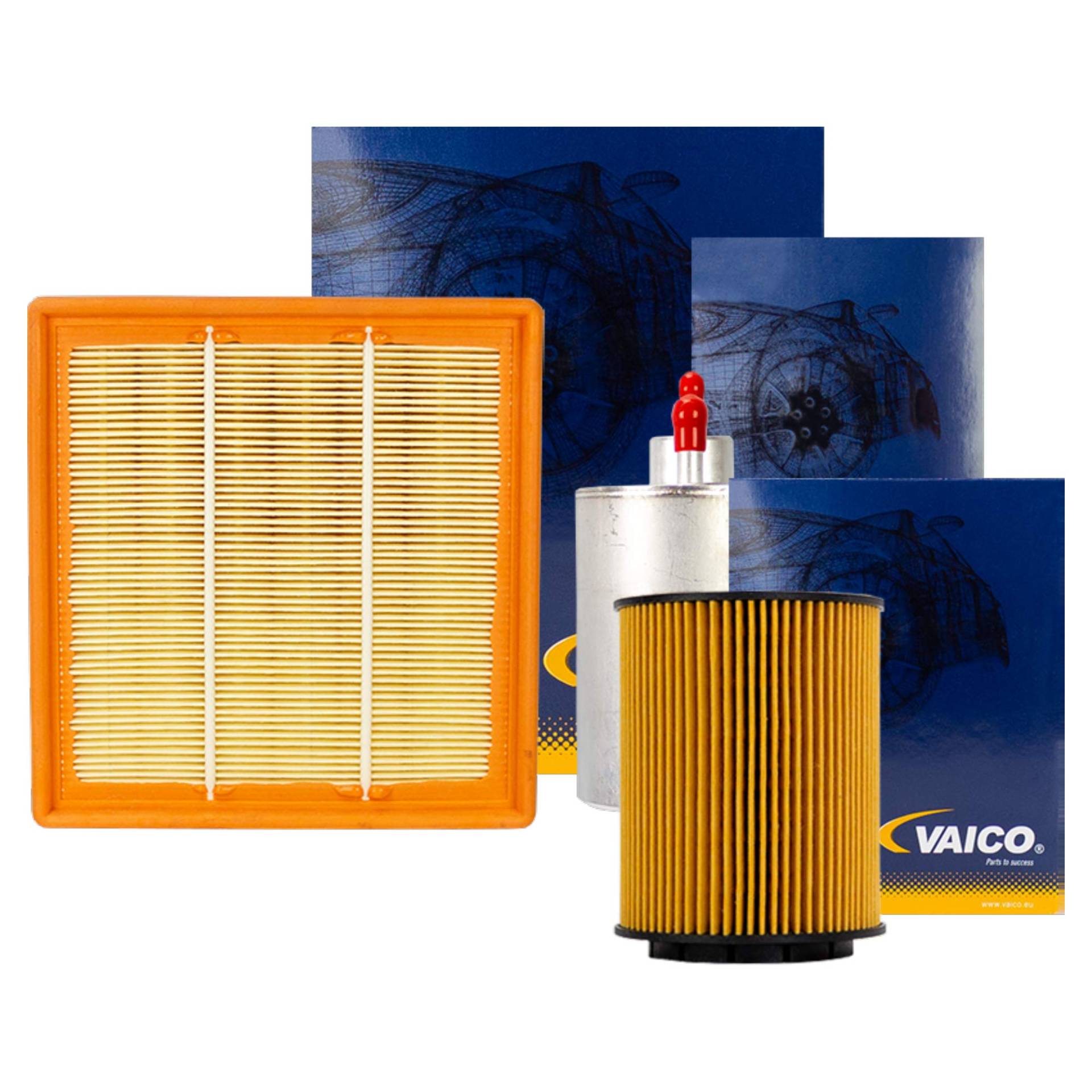 Vaico Filter Set Komplett Ölfilter Luftfilter Kraftstofffilter von VAICO