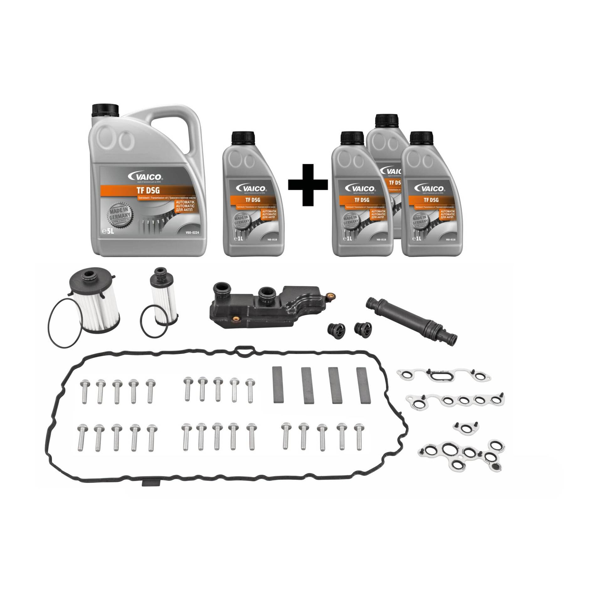 VAICO V10-5390-XXL FILTERSATZ MIT 7 LITER ÖLWECHSEL AUTOMATIKGETRIEBE KIT 7-GANG S-TRONIC DL382 PASSEND FÜR EXPERT KIT+ XXL VAICO V10-5390-XXL FILTERSATZ MIT 7 LITER ÖLWECHSEL AUTOMATIKGETRIEBE KIT 7-GANG S-TRONIC DL382 PASSEND FÜR EXPERT KIT+ XXL von VAICO