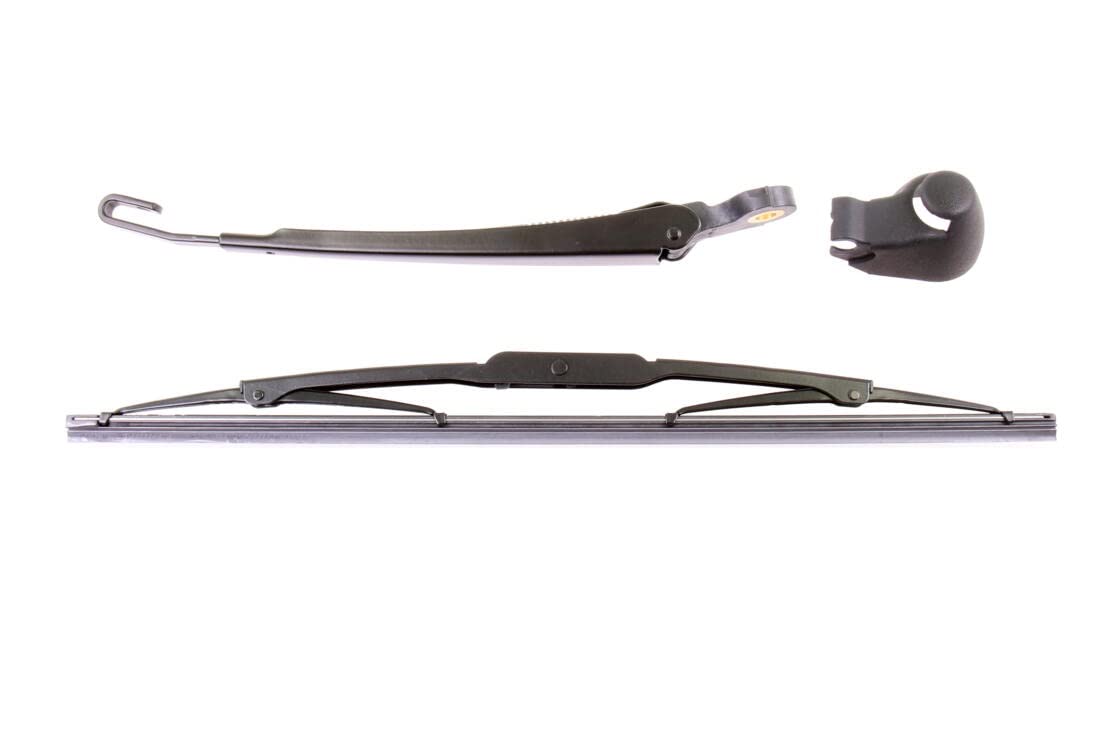 Wischarm-Satz 3-teilig hinten +1x Wischblatt & 1x Kappe 330mm passend für A4 A6 Passat Wischarm-Satz 3-teilig hinten +1x Wischblatt & 1x Kappe 330mm passend für A4 A6 Passat von VAICO