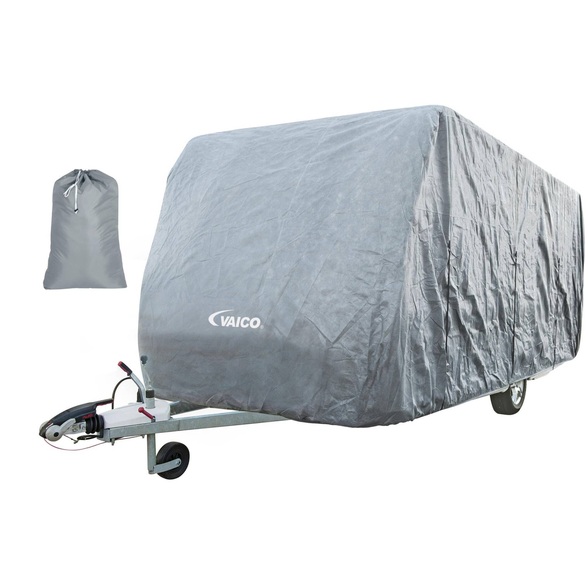 Wohnwagenschutzhülle Plane Abdeckung Caravan Cover atmungsaktiv 518-579x235 cm von VAICO