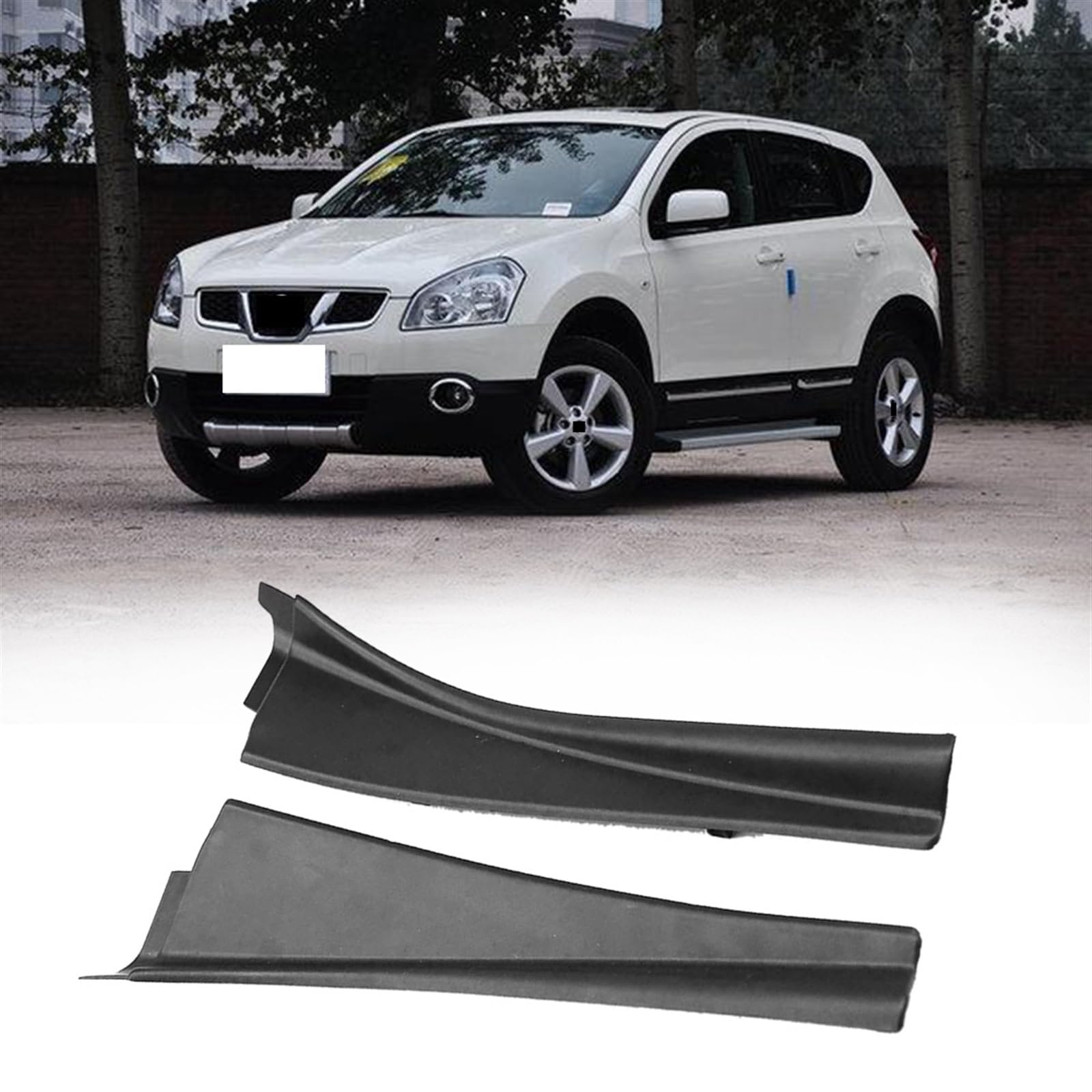 VAKIRA For Nissan, for Qashqai J10 2008-2015, Auto Frontscheibenwischer Seitenverkleidung Abdeckung Wasserabweiser Gugelplatte Links Rechts Abdeckung der Wischerblattmutter VAKIRA For Nissan, for Qashqai J10 2008-2015, Auto Frontscheibenwischer Seitenverkleidung Abdeckung Wasserabweiser Gugelplatte Links Rechts Abdeckung der Wischerblattmutter von VAKIRA