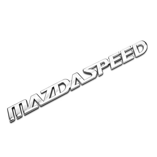 Auto Emblem Aufkleber für Mazda Speed AutoEx, Auto Abzeichen Logo Auto Aufkleber Emblem Abzeichen Buchstaben Aufkleber Abzeichen Aufkleber,B von VALBEL