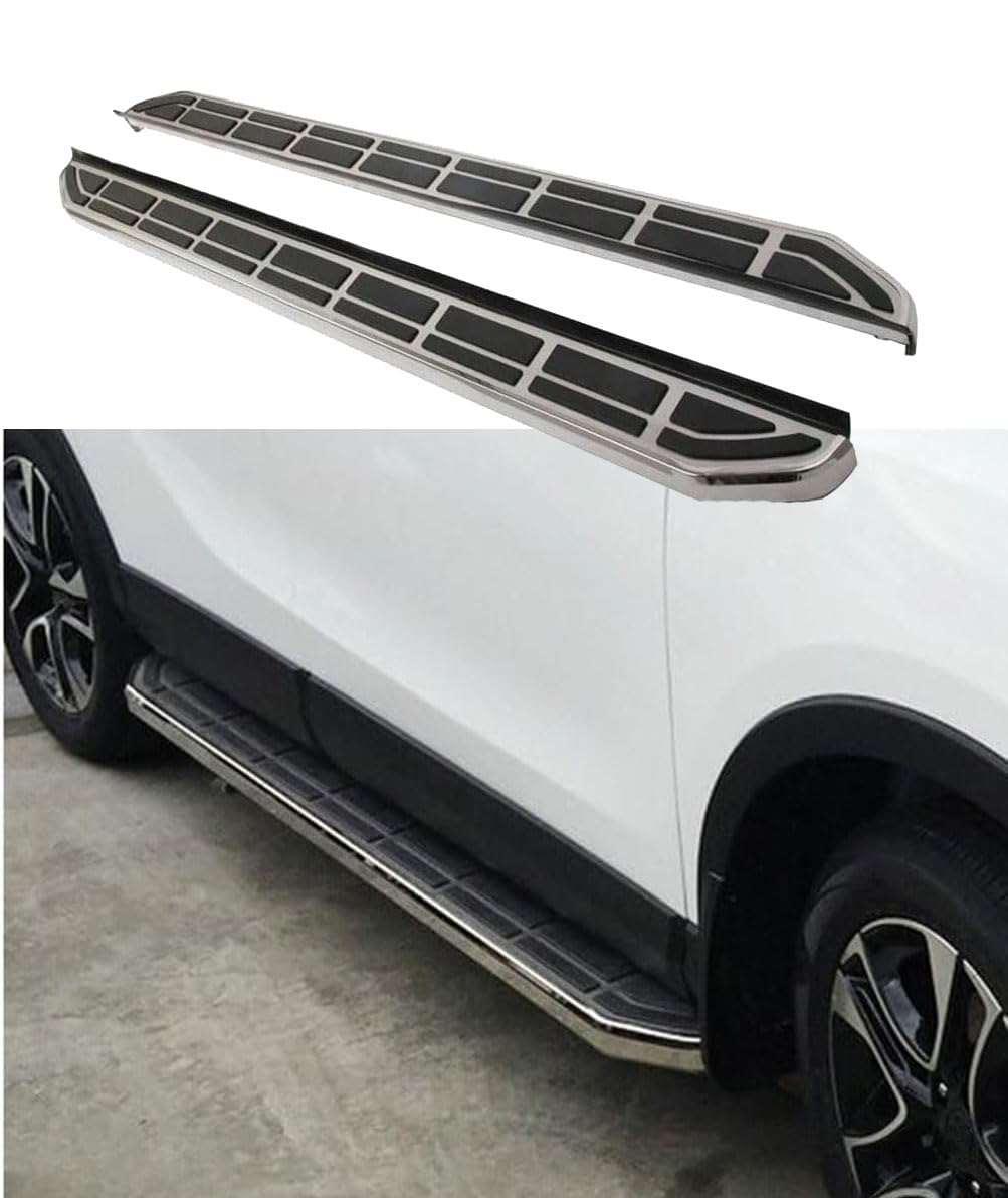 VALBEL Auto Trittbretter Seitenschweller für Hyundai Tucson 2021 2022 2023,Auto Seitenschweller Trittbretter,Anticrash Seitentrittleistenpedale,Seitenrock Auto Side Body Kit von VALBEL