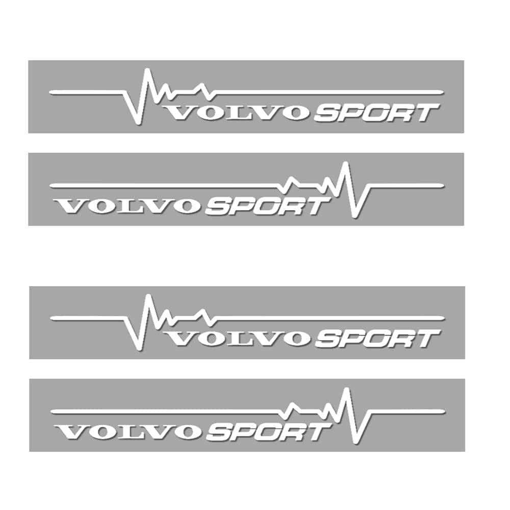 Auto Emblem für Volvo S90 S60 XC40 XC60 XC90 C30, Auto-Logo Auto Exterieur Emblem Zeichen Rahmen Aufkleber, Auto Frontklappe Trunk Autoaufkleber Körper Dekoration Zubehör,A von VALCLA