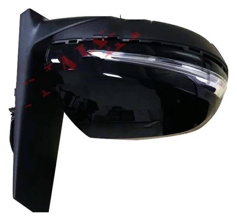 Außenspiegel Komplett Für B&ENZ Für G-klasse Für W463 G55 G500 Für W464 Modifizierte Äußere Blinker Spiegel Montage Auto Außen Rückspiegel(Black Left) von VALCRIBY