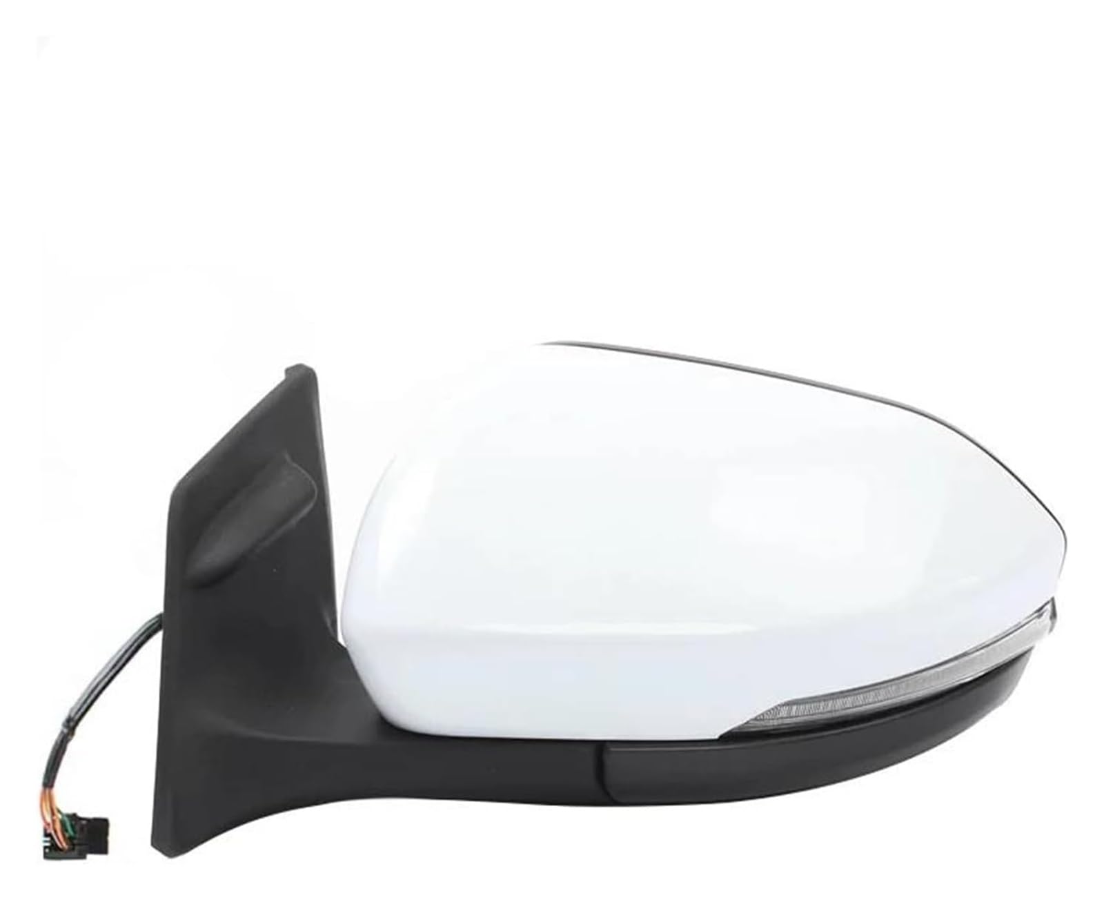 Außenspiegel Komplett Für Geely Für Kandi EX3 2017 2018 2019 Auto-Rückspiegelreflektor Zubehör Auto-Seitenrückspiegel Komplette Flügelspiegel(Only Left White) von VALCRIBY
