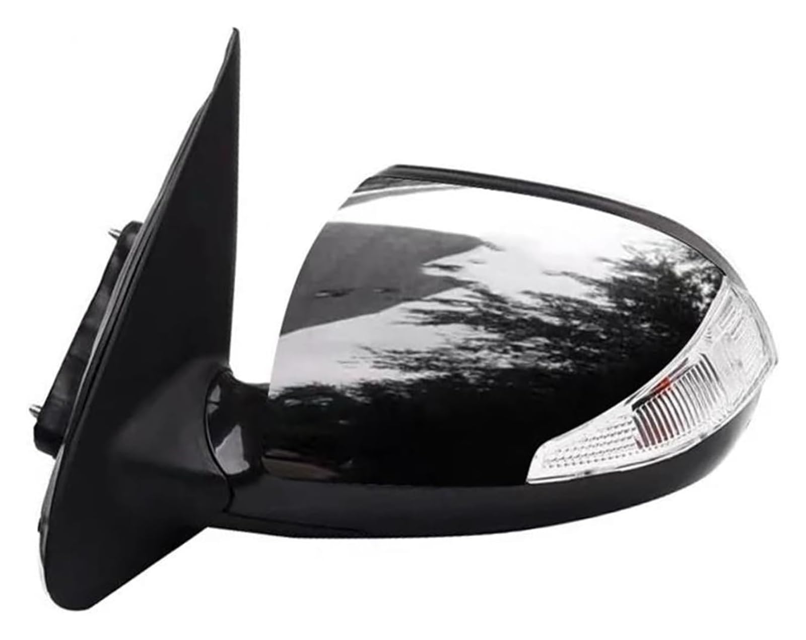 Außenspiegel Komplett Für Haima 7 2010-2015 Auto Elektrische Klapp Blinker Heizung Spiegel Assy Auto Zubehör Seite Rückspiegel Montage(6 Wire Left Black) von VALCRIBY