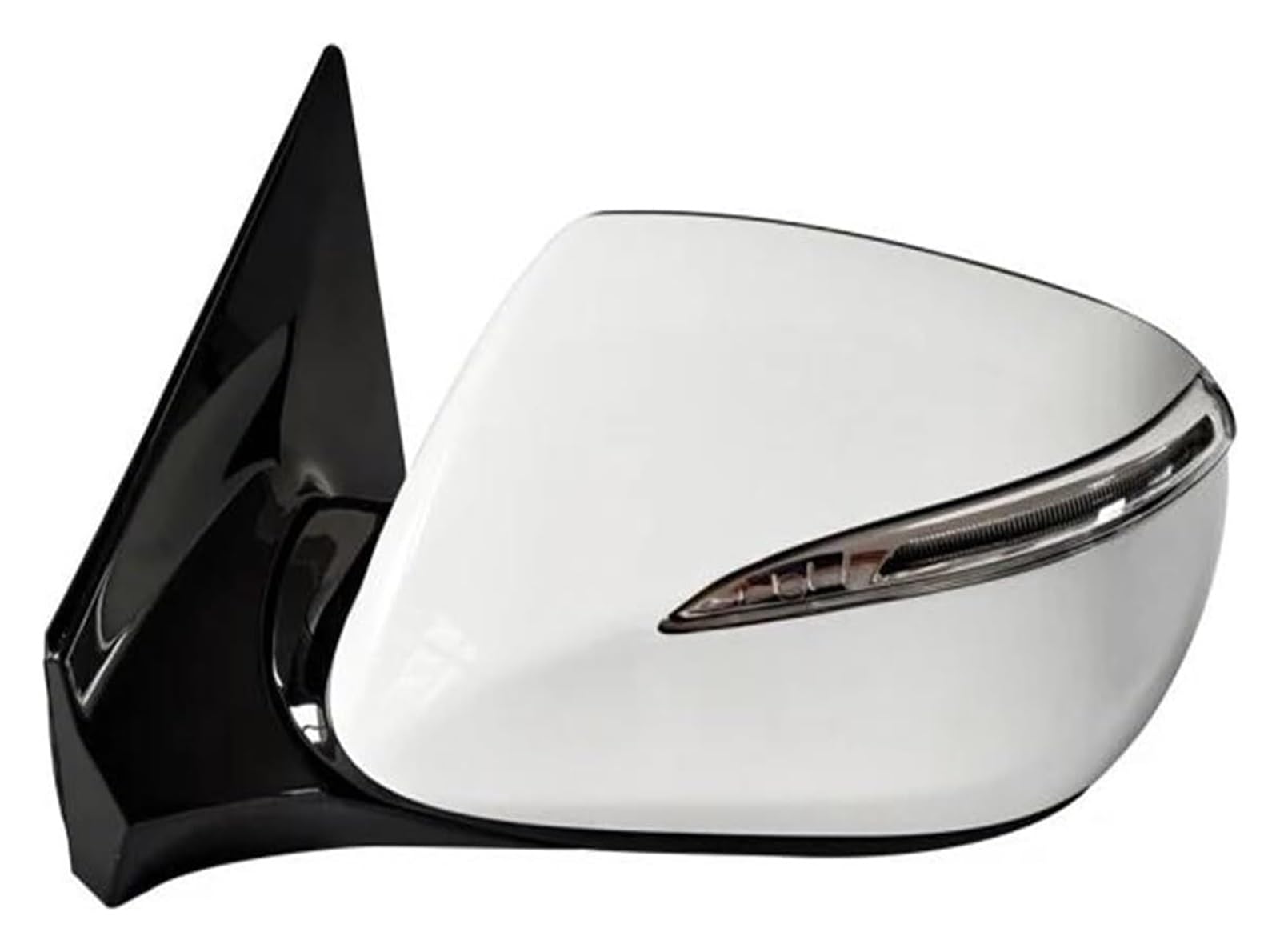 Außenspiegel Komplett Für Hyundai Für Santa Fe Santafe IX45 Sport 2014 2015 2016 8/10/14PIN Auto Sider Rückspiegel Montage Mit LED Blinker(1PC 10pin Left White) von VALCRIBY