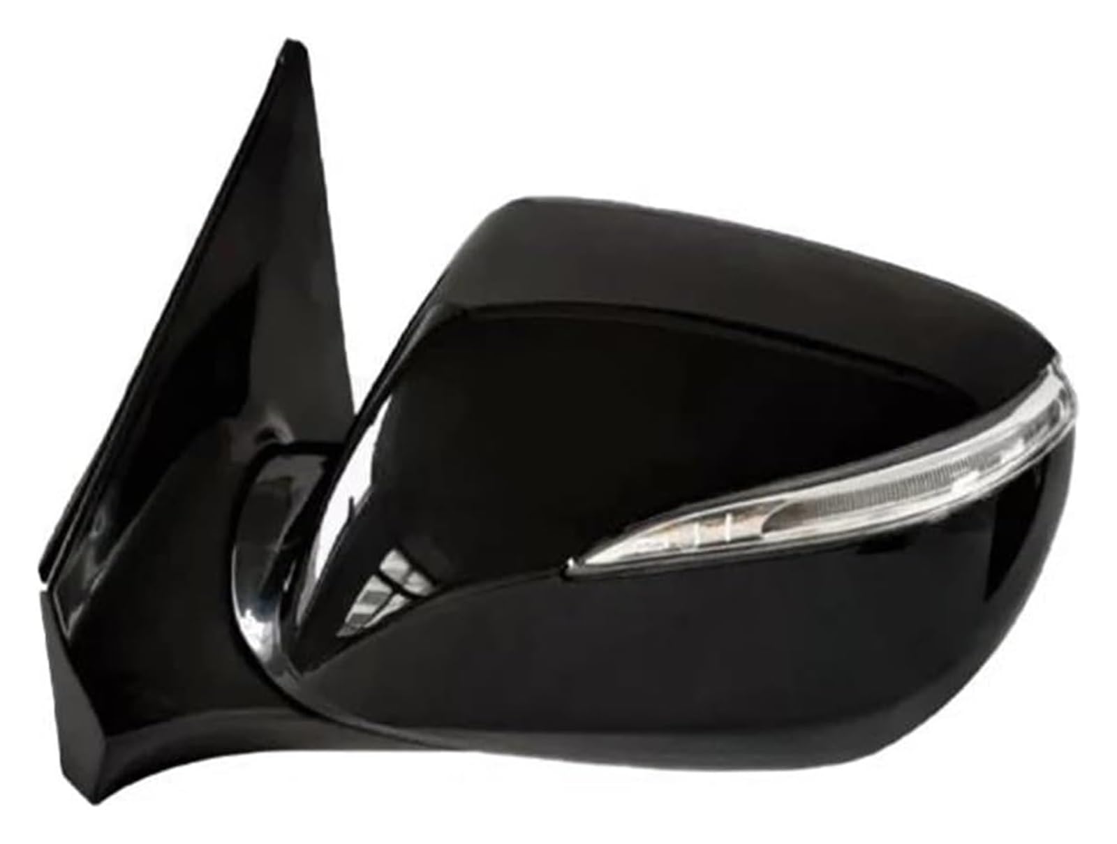 Außenspiegel Komplett Für Hyundai Für Santa Fe Santafe IX45 Sport 2014 2015 2016 8/10/14PIN Auto Sider Rückspiegel Montage Mit LED Blinker(1PC 14pin Left Black) von VALCRIBY