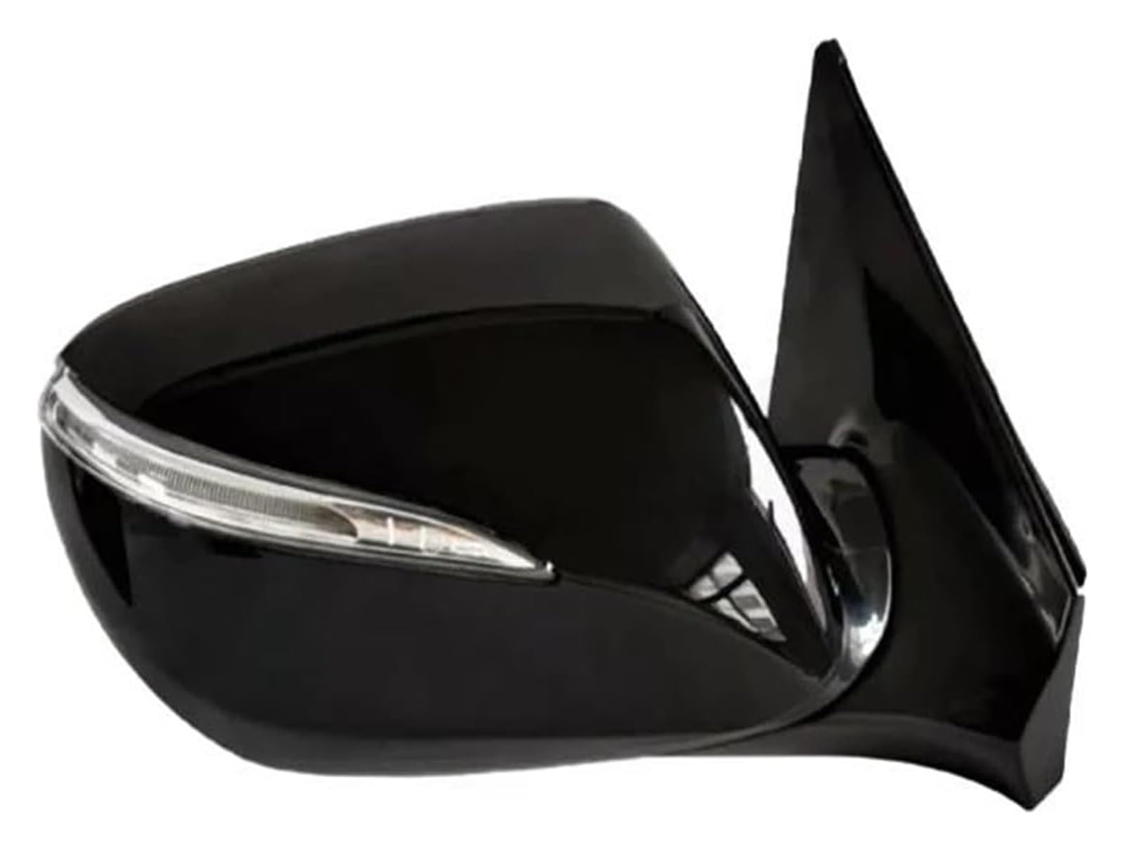 Außenspiegel Komplett Für Hyundai Für Santa Fe Santafe IX45 Sport 2014 2015 2016 8/10/14PIN Auto Sider Rückspiegel Montage Mit LED Blinker(1PC 8pin Right Black) von VALCRIBY