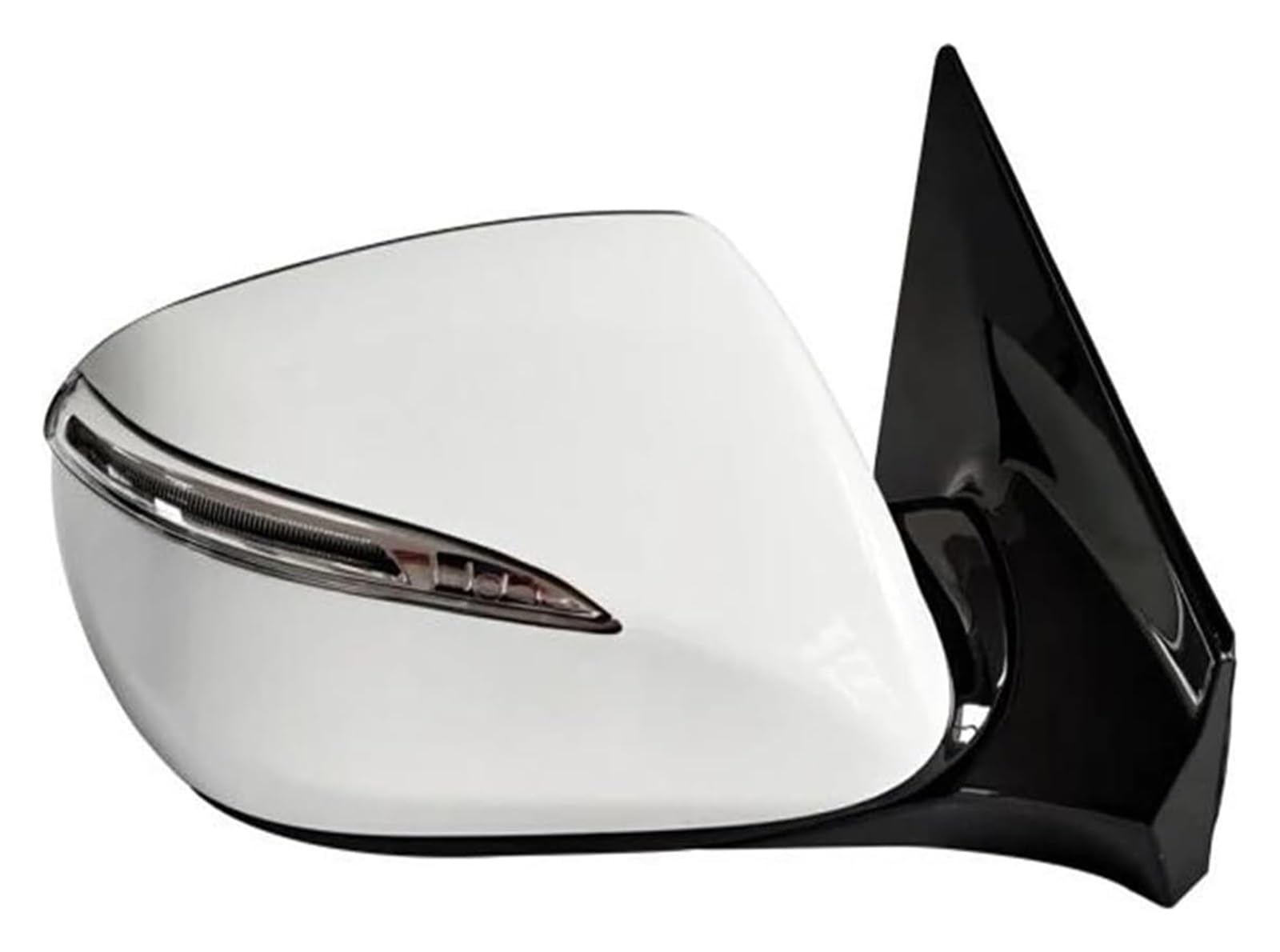 Außenspiegel Komplett Für Hyundai Für Santa Fe Santafe IX45 Sport 2014 2015 2016 8/10/14PIN Auto Sider Rückspiegel Montage Mit LED Blinker(1PC14pin Right White) von VALCRIBY
