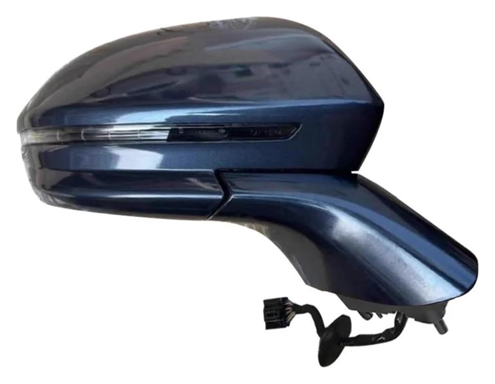 Außenspiegel Komplett Für Lincoln MKX 2016 2017 2018 2019 2020 Auto Falten Blinker Heizung Spiegel Assy Auto Seite Rückspiegel Montage Zubehör(14 Wire Right Blue) von VALCRIBY