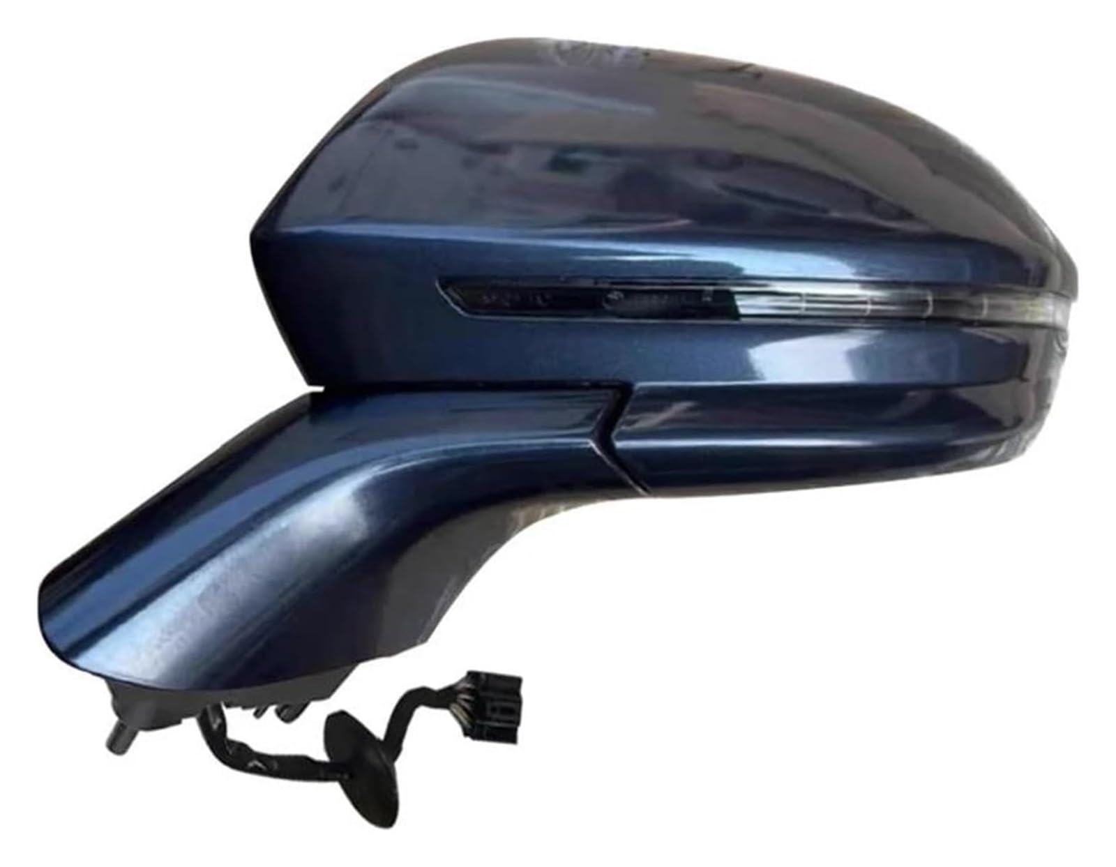 Außenspiegel Komplett Für Lincoln MKX 2016 2017 2018 2019 2020 Auto Falten Blinker Heizung Spiegel Assy Auto Seite Rückspiegel Montage Zubehör(15 Wire Left Blue) von VALCRIBY