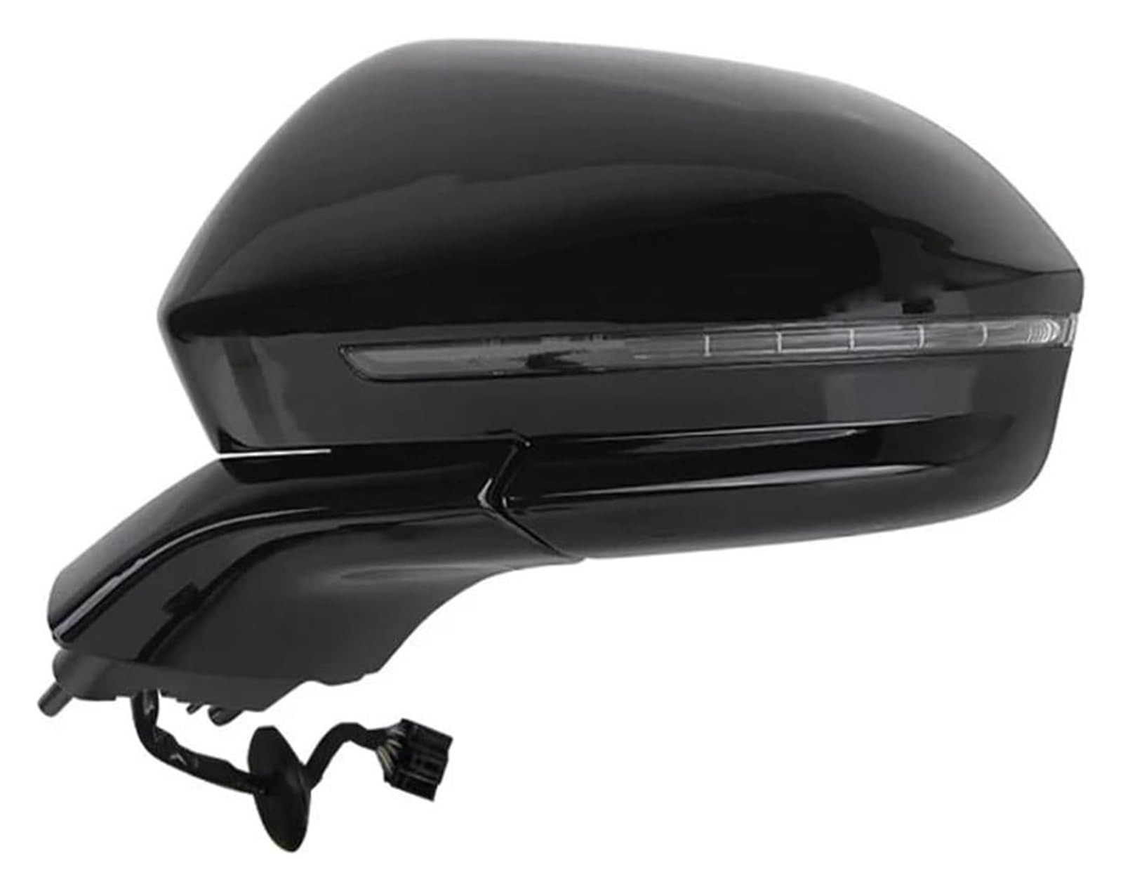 Außenspiegel Komplett Für Lincoln MKX 2016 2017 2018 2019 2020 Auto Falten Blinker Heizung Spiegel Assy Auto Seite Rückspiegel Montage Zubehör(16 Wire Left Black) von VALCRIBY