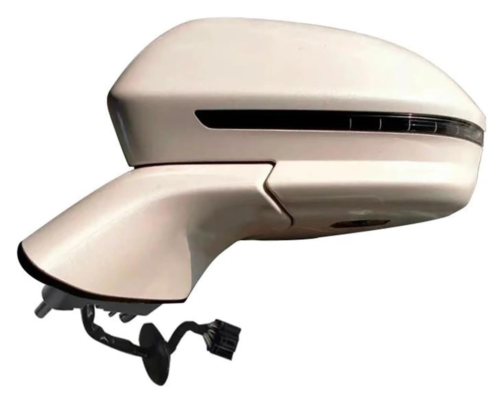 Außenspiegel Komplett Für Lincoln MKX 2016 2017 2018 2019 2020 Auto Falten Blinker Heizung Spiegel Assy Auto Seite Rückspiegel Montage Zubehör(16 Wire Left White) von VALCRIBY