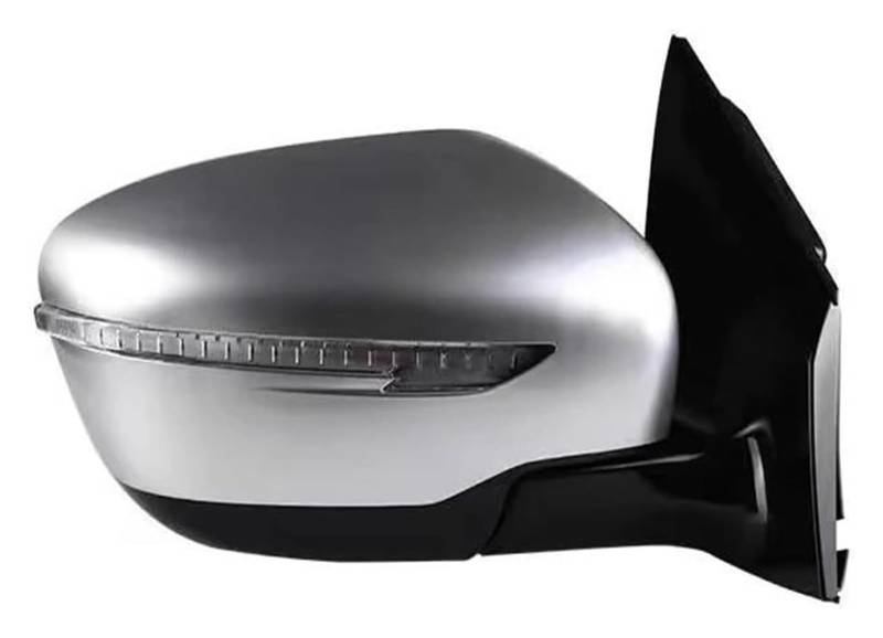 Außenspiegel Komplett Für N&issan Für Murano 2015 2016 2017 2018 2019 9/13 PINS Lampe Auto Auto Seite Tür Rückspiegel Montage Komplette Flügel Spiegel(13 Wire Right Silver) von VALCRIBY