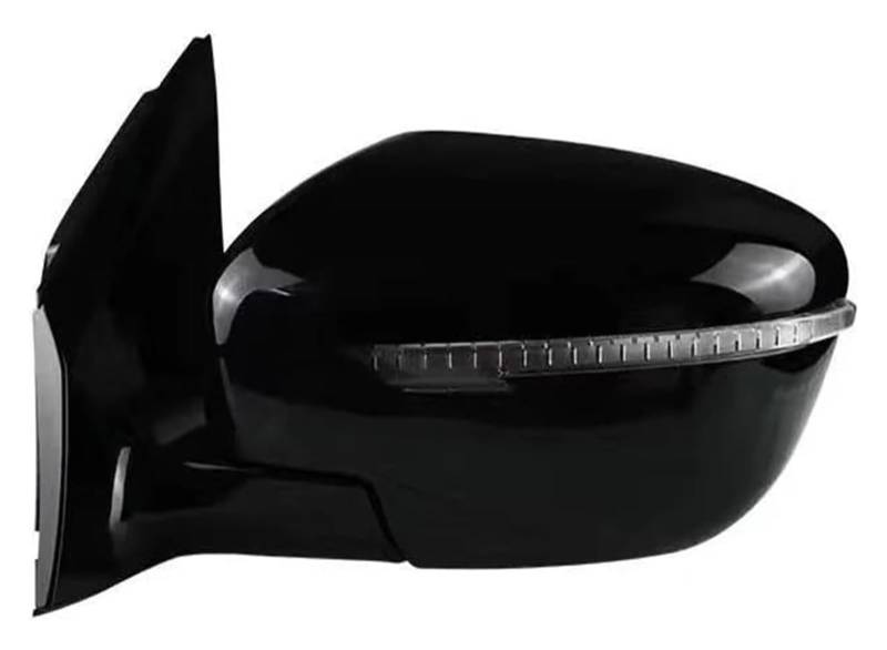 Außenspiegel Komplett Für N&issan Für Murano 2015 2016 2017 2018 2019 9/13 PINS Lampe Auto Auto Seite Tür Rückspiegel Montage Komplette Flügel Spiegel(9 Wire Left Black) von VALCRIBY