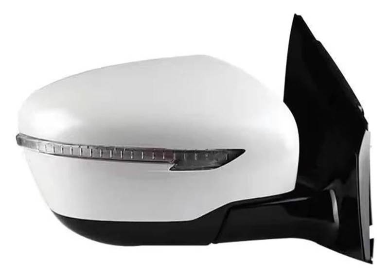 Außenspiegel Komplett Für N&issan Für Murano 2015 2016 2017 2018 2019 9/13 PINS Lampe Auto Auto Seite Tür Rückspiegel Montage Komplette Flügel Spiegel(9 Wire Right White) von VALCRIBY