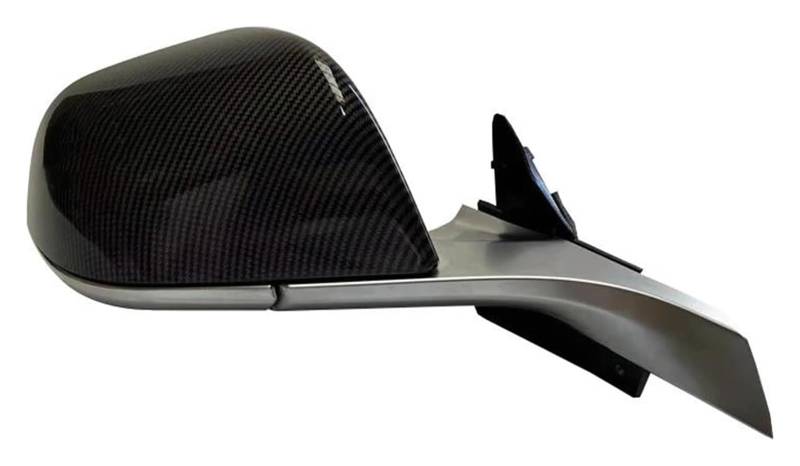 Außenspiegel Komplett Für Tesla Für Modell 3 2020-2023 1495587-00-C Auto Elektrische Einstellung Elektrische Klapp Heizung Auto Seite Rückspiegel Montage(Carbon Fiber Only Right 2019-2020) von VALCRIBY