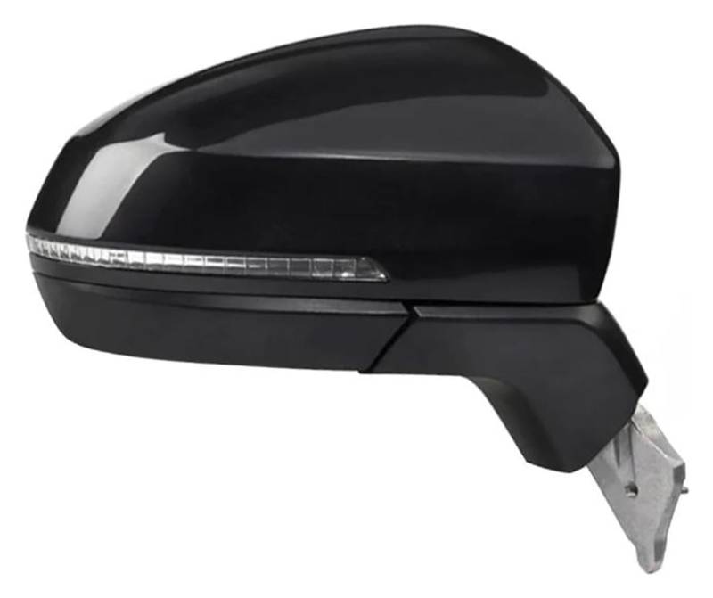 Außenspiegel Komplett Für VW Für Tiguan 2019 2020 2021 2022 Automatische Elektrische Leistung Beheizte Faltblinker Autoseiten Spiegelbaugruppe(9 Wire Right Black) von VALCRIBY