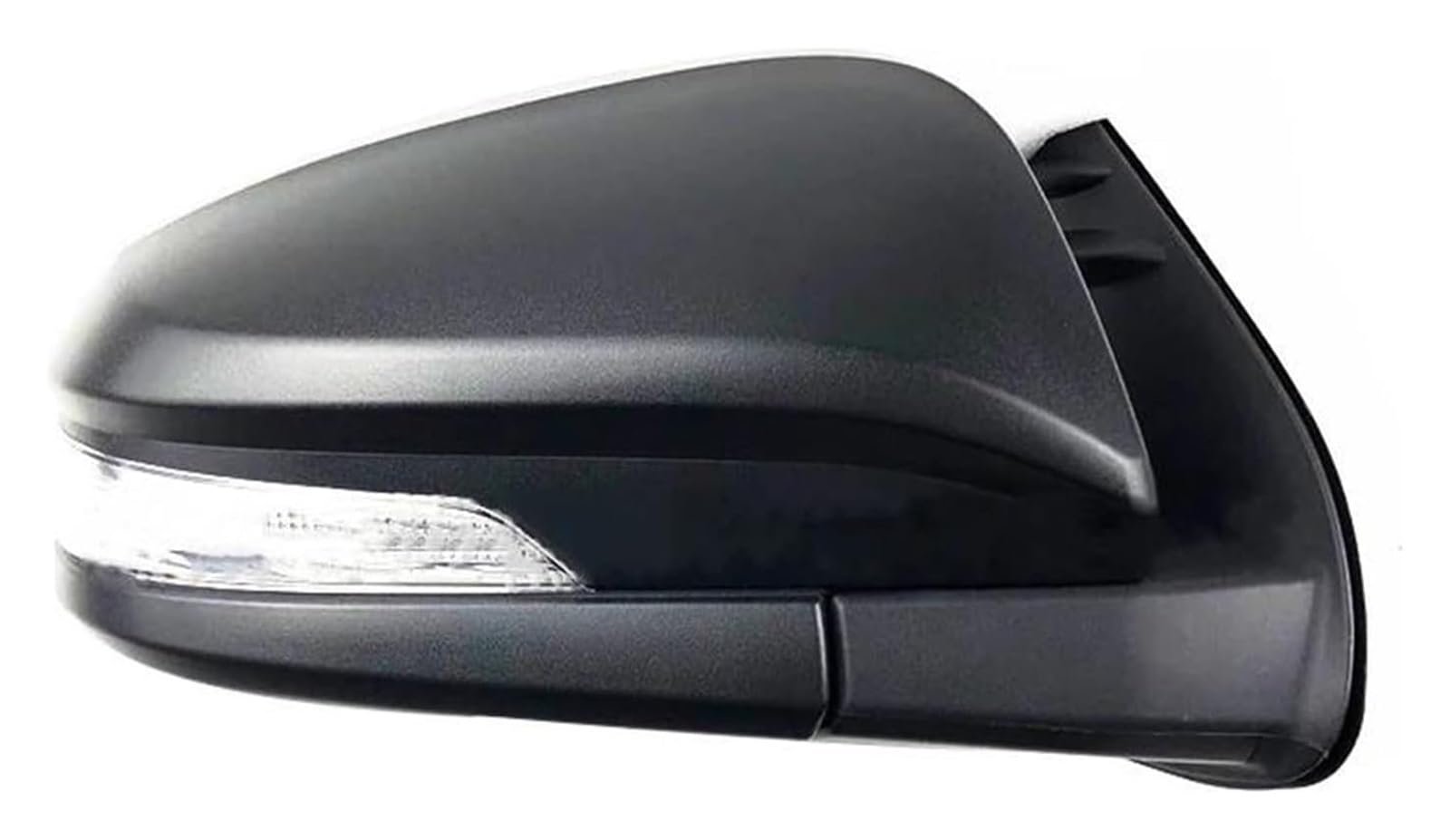 Für T&oyota Für Hilux 2015 Autozubehör Seitenspiegel Rückansicht Montage Auto Elektrische Klapp-LED-Blinker Komplette Flügelspiegel Außenspiegel Komplett(5 Wire Right Black) von VALCRIBY