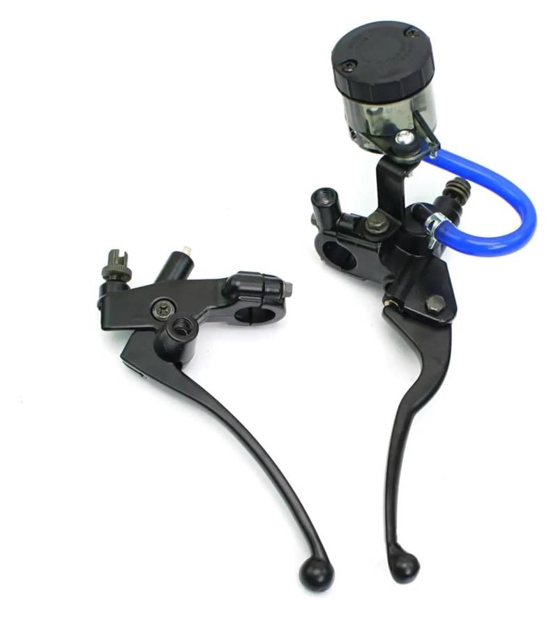 Motorrad Kupplung Bremshebel Für Ya&maha LC150 LC135 Universal 22MM 7/8'' Motorrad Rechtsbrems Kupplungspumpe Hauptbremszylinderhebel(Pump and Clutch) von VALCRIBY