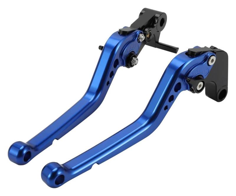Motorrad Kupplung Bremshebel Für Ya&maha YZF R6 2016-2024 Motorrad Lange Kupplung Bremshebel Zubehör CNC(Blue) von VALCRIBY