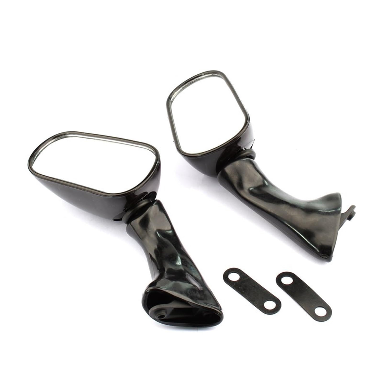 Motorrad Spiegel Mirrors Für CBR900RR Für CBR 900 RR 1993 1994 1995 1996 1997 VFR750F Für VFR 750F 1994 Motorrad Street Bike Rearview Außenspiegel(Schwarz) von VALCRIBY