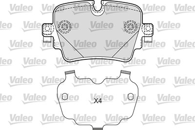 Valeo Bremsbelagsatz, Scheibenbremse [Hersteller-Nr. 601670] für Jaguar von VALEO