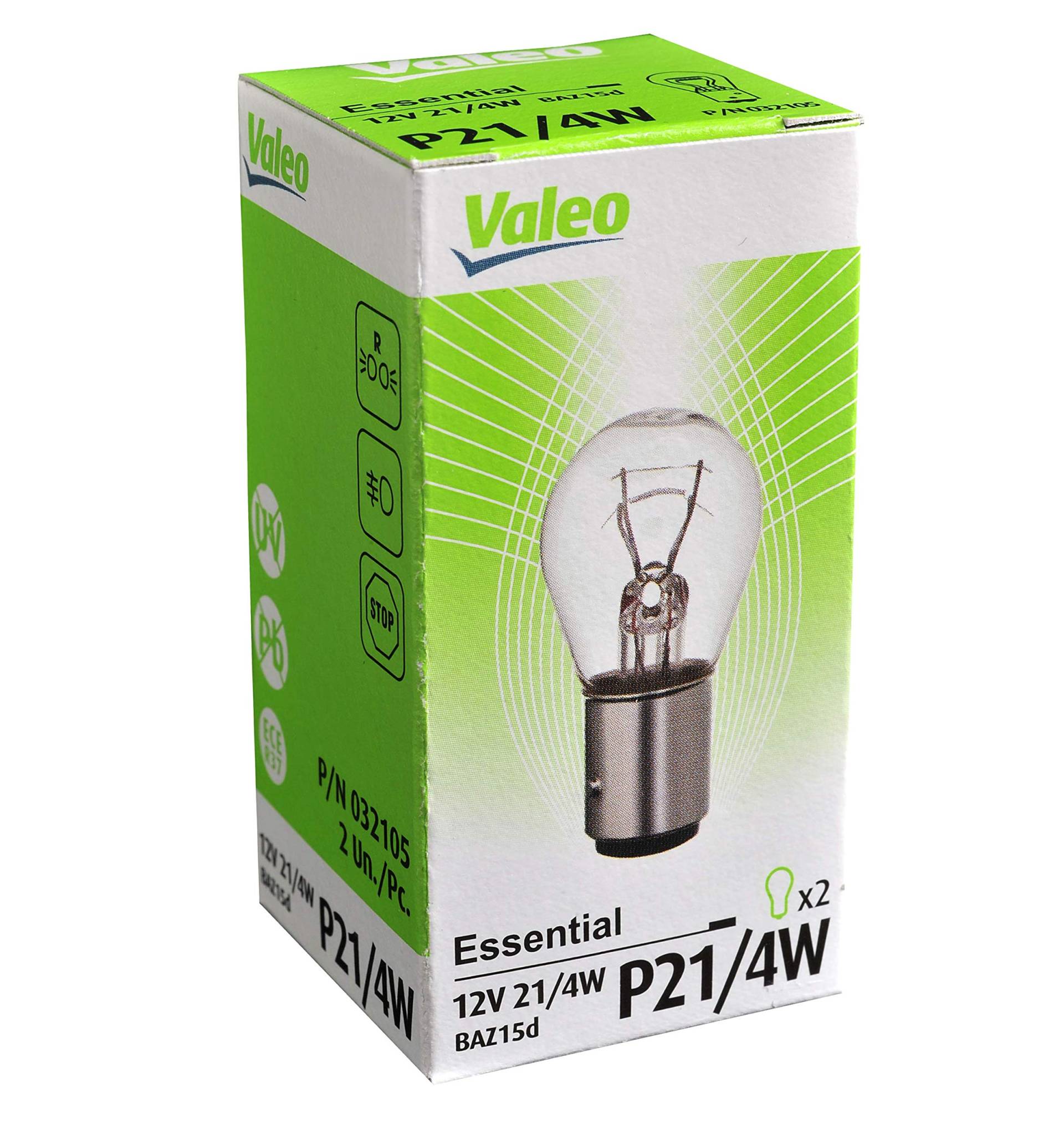 Glühlampe, Brems-/Schlusslicht ESSENTIAL - 032105 VALEO für RENAULT MEGANE III C von VALEO