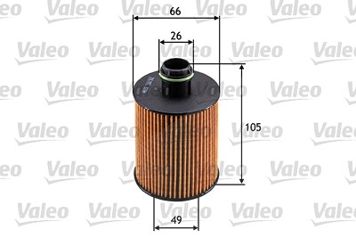 Valeo Ölfilter [Hersteller-Nr. 586562] für Alfa Romeo, Chevrolet, Chrysler, Citroën, Fiat, Ford, Lancia, Opel, Peugeot, Piaggio, Saab, Suzuki, Vauxhal von VALEO