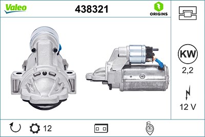 Valeo Starter [Hersteller-Nr. 438321] für Ford von VALEO