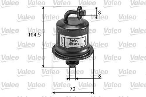 VALEO 587052 Kraftstofffilter Motorfilter Ausgezeichnete Filtrationseigenschaften, Langlaskapazität, genau und einfach VALEO 587052 Kraftstofffilter Motorfilter Ausgezeichnete Filtrationseigenschaften, Langlaskapazität, genau und einfach von VALEO