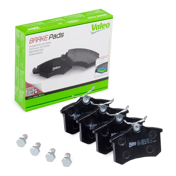 VALEO Bremsbelagsatz VW,AUDI,RENAULT 598180 7701206343,7701208421,L8E0698451D 1H0698451D,1H0698451E,1E0698451G,440600364R,8660004447,1H0698451B von VALEO