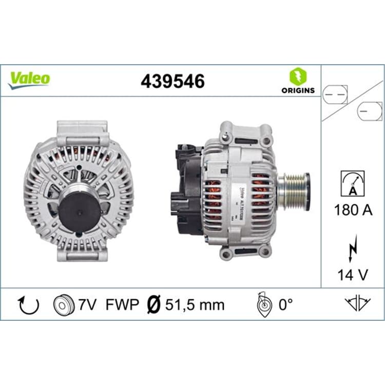 Valeo Generator Chrysler Jeep Mercedes Valeo Generator Chrysler Jeep Mercedes von VALEO