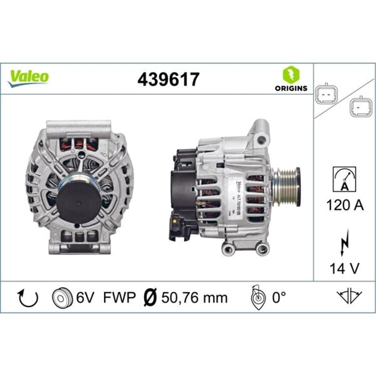 Valeo Generator Citroen Mini Peugeot Valeo Generator Citroen Mini Peugeot von VALEO