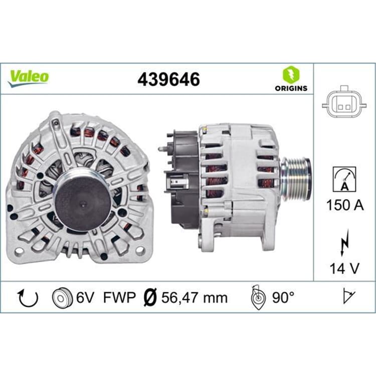 Valeo Generator Dacia Renault Valeo Generator Dacia Renault von VALEO