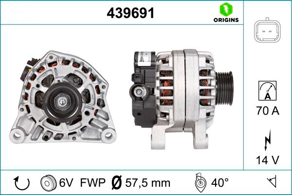 VALEO Generator FIAT,PEUGEOT,CITROËN 439691 5702K1,57056Z,96337825 Lichtmaschine,Dynamo,Lima,Altenartor 9665577580,9642779980,57055T,57055A,57056Y VALEO Generator FIAT,PEUGEOT,CITROËN 439691 5702K1,57056Z,96337825 Lichtmaschine,Dynamo,Lima,Altenartor 9665577580,9642779980,57055T,57055A,57056Y von VALEO