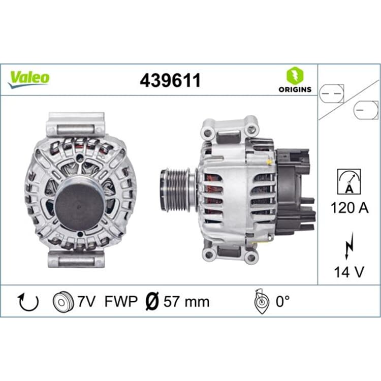 Valeo Generator Mercedes C-Klasse Clc-Klasse Valeo Generator Mercedes C-Klasse Clc-Klasse von VALEO