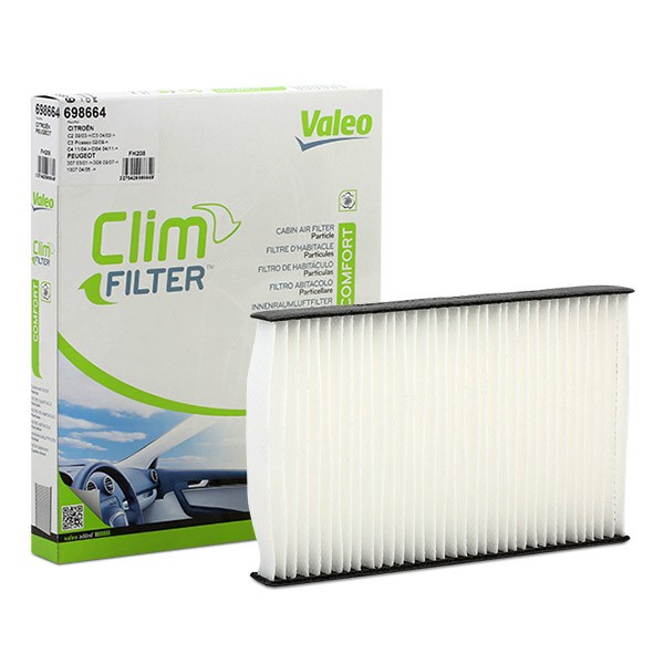 VALEO Innenraumfilter PEUGEOT,CITROËN,DS 698664 6447KK,6447NT,6479C2 647941,647975,6447KL,647932,6447NV VALEO Innenraumfilter PEUGEOT,CITROËN,DS 698664 6447KK,6447NT,6479C2 647941,647975,6447KL,647932,6447NV von VALEO