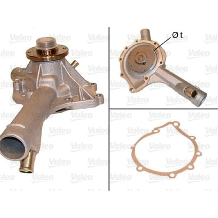 Valeo Wasserpumpe Mercedes 124 C-Klasse Clk E-Klasse M-Klasse Slk von VALEO