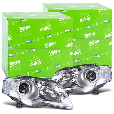 Valeo 2x Scheinwerfer H7/H7 mit Stellmotor für VW von VALEO