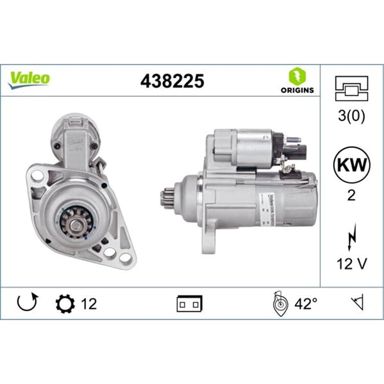 Valeo Anlasser Audi Seat Skoda VW Valeo Anlasser Audi Seat Skoda VW von VALEO