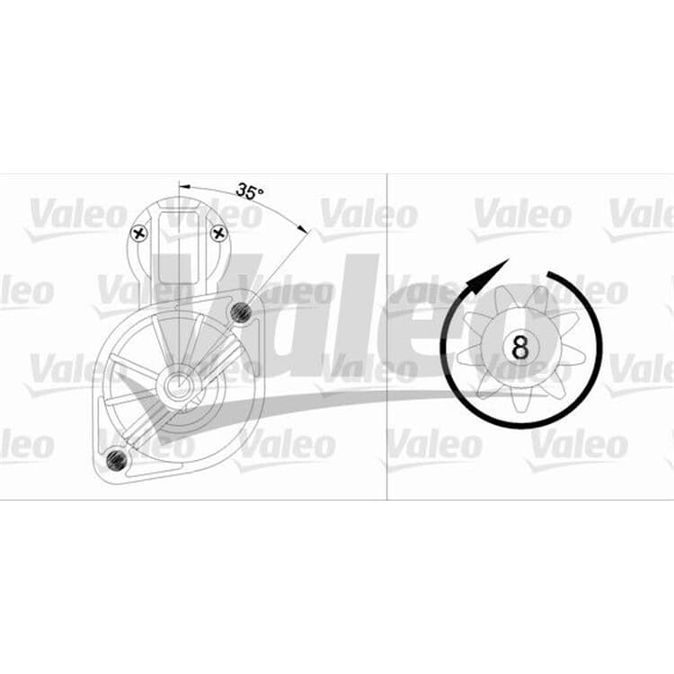 Valeo Anlasser Hyundai Mitsubishi Valeo Anlasser Hyundai Mitsubishi von VALEO