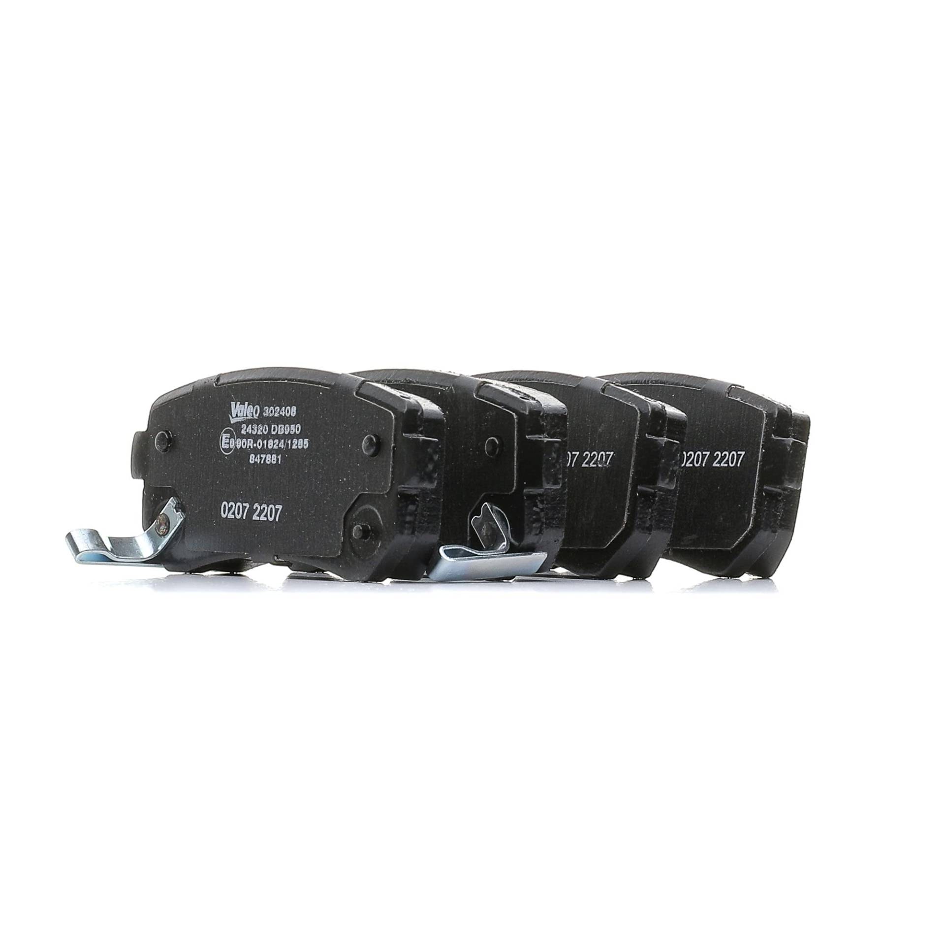 Valeo Bremsbeläge Bremsklötze HINTEN mit Warnkontakt 302408 Valeo Bremsbeläge Bremsklötze HINTEN mit Warnkontakt 302408 von VALEO