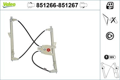 Valeo Fensterheber [Hersteller-Nr. 851266] für Citroën von VALEO