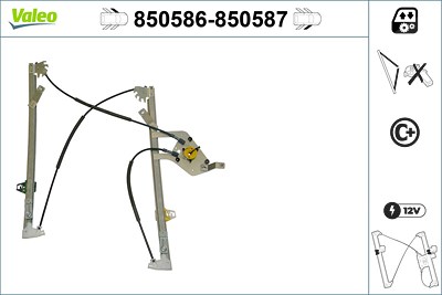 Valeo Fensterheber [Hersteller-Nr. 850586] für Citroën von VALEO