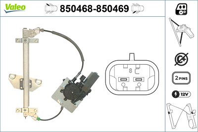 Valeo Fensterheber [Hersteller-Nr. 850468] für Volvo von VALEO
