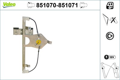 Valeo Fensterheber [Hersteller-Nr. 851070] für Opel von VALEO